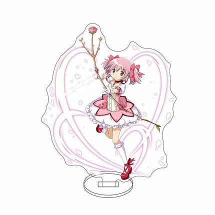 Puella Magi Madoka Magica ANIME 15CM Madoka Kaname Homura Akemi Acrylic Stand figure Stand Cosplay Festivals Gifts keychain