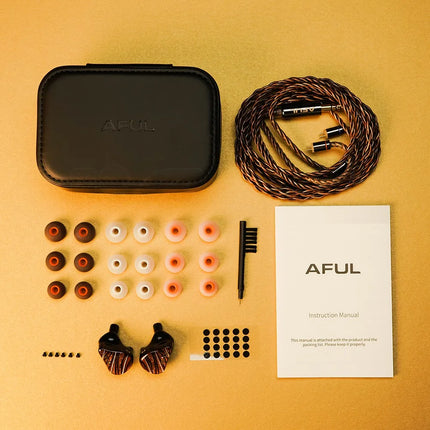 AFUL Performer 8S HiFi Earphones 1DD+6BA+1Passive Radiator+1Micro Planar In-ear Wired Headphone Music Earbud IEM AFUL P8S HiFiGo