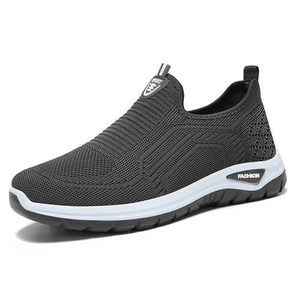 Men Casual Shoes Breathable Sneakers Mens Lightweight Walking Running Shoes Slip on Loafers for Couple Zapatillas Hombre Size 44