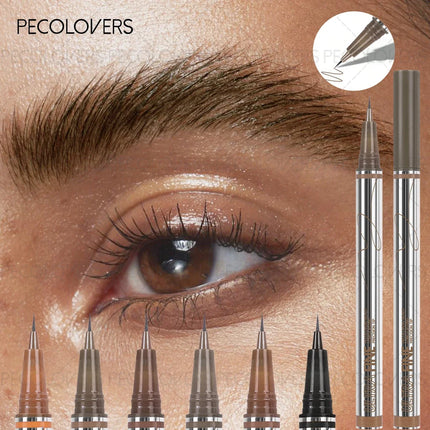 Long-Lasting Waterproof Eyebrow Pencils - Precision Microblading Liquid Eyebrow Tattoo Pencils with Fine Tips for Sketching