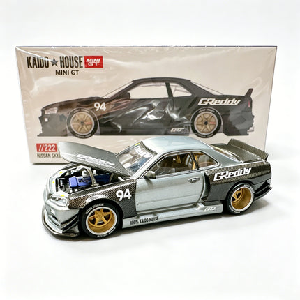 NEW **CHASE** Kaido House 1:64 MINIGT Skyline GTR R34 510 Wagon R33 NSX Diorama Car Model Collection Hidden Items