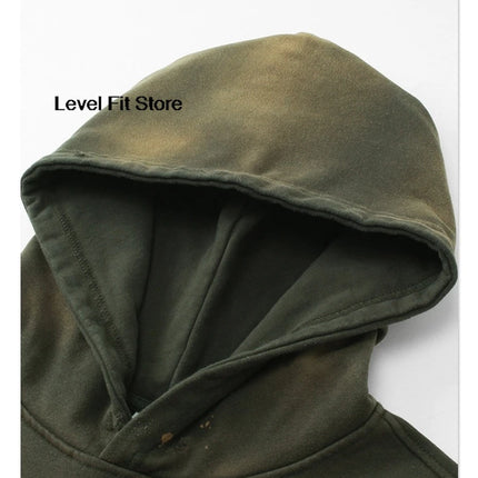 2026 New Retro Washed Grey Hoodie ARIRANG hoodies Casual zipper jacket Sports Streetwear