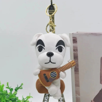 Animal Crossing Plushes Cute Keychain Anime Figure Isabelle KK Brewster Judy Kawaii Backpack Pendant Stuffed Animals Car Keyring