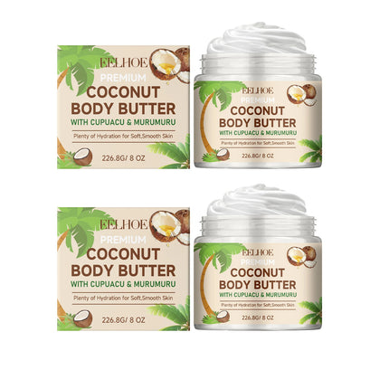 Coconut Moisturizing Body Lotion Soothing Skin Improving Skin Elasticity Reducing Dryness Long-Lasting Hydration Body Care Cream