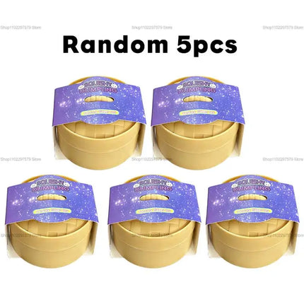 Rainbow Dumpling Squishies with Steamer Box Soft Stretchy Bao Bun Stress Relief Balls Sensory Fidget Squeeze Toys Anxiety Relief