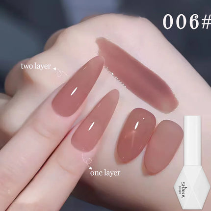 SHAKA 10ml New Popular Ice Pink Nail Gel Polish Set Semi Permanent Nail Art Soaking UV LED Nail Salon DIY Nail Salon Gel 4 sold