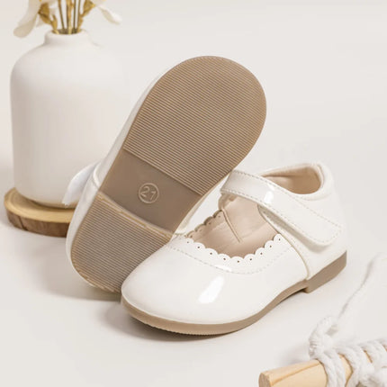 Girls' Soft-Soled Multi-color Leather Spring Autumn New Baby Girl Bright Color Leather England Style Breathable Princess Shoes