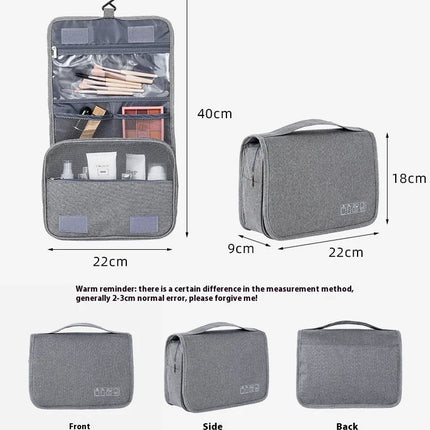 Foldable Toiletry Bag Organizer Hanging Storage Bathroom Makeup Case Cosmetic Bag Travel For Travel Business