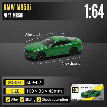 CCA 1:64 BMW, Audi, Ford, Nissan Lamborghini Collection Full body Alloy Manufacturing Die Casting Car Model Toy Car