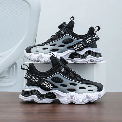Kids Shoes for Boys Spring Summer 2025 New Casual Mesh Breathable Sneakers Platform Soft Comfortable Running Shoes for Children