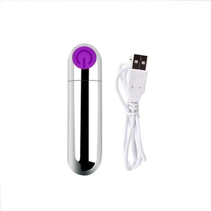 10-Speed Mini Bullet Vibrator Rechargeable Wireless Vibrating Anal Bullet Clitoral Stimulator Dildo Adult Sex Toys for Women