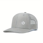 Gray Flat Mesh Cap / Adjustable