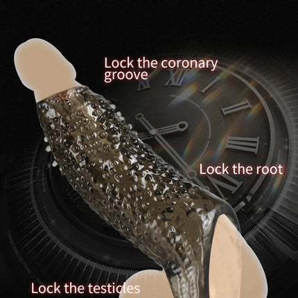 Delay Ejaculation Penis Sleeve Extender Sex Delay Penis Extension Anal Plug Sex Toys For Men No Vibrator For Women Sex Products