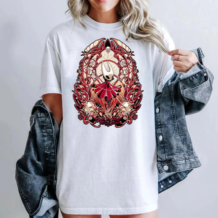 Hollow Knight Metal T-Shirt Unisex Women Men Tee Metroidvania Video Game Metalhead Fan Gift Vintage Street Apparel Short Sleeve