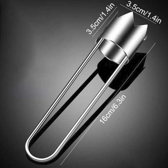 /KQM/Dénoyauteur de fruits en acier inoxydable, extracteur de trognons de poire et de poivron, outil polyvalent pour retirer le cœur des légumes, gadgets de cuisine