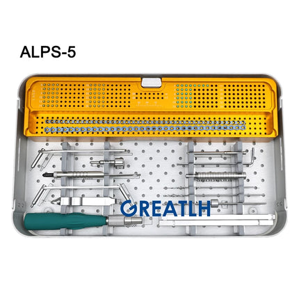 GREATLH ALPS Titanium Locking System Medical Bone Drill Bits Bone Screws Orthopedics Veterinary Instruments Set