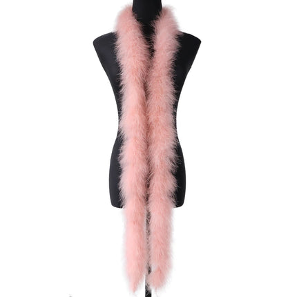 2M Soft Turkey Marabou Feather Boa 11-50g for Scarf Clothing Christmas Tree Decor Shawl Craft Costume Wedding Dress Plume Boas