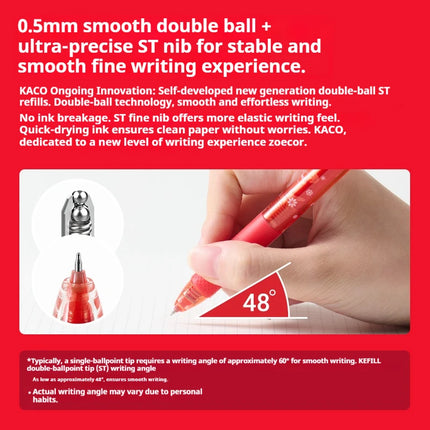 KACO Coca Cola & Treasure Co Branded Gel Ink Pen High Capacity Quick Drying Glacier Explores Writing,Office,Exam Stationery Pens