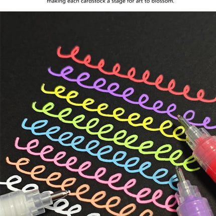 168/72/12 Colors GuangNa High Gloss Acrylic Marker Pens,DIY Hand Drawn,Graffiti Paint Art Pen Set,Perfect for Artist/Students