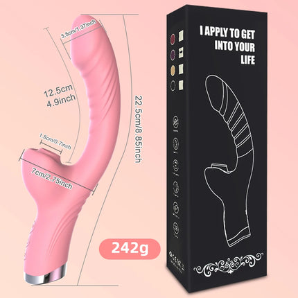 Sex Toy Sucking Vibrator For Women G Spot Clitoral Stimulator Dildo Nipple Female Masturbator Vibrators Vaginal Massage Stick