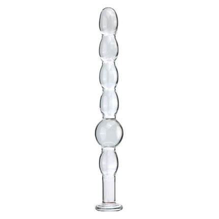 Glass Anal Plug Six styles Pulling Beads Dual Use Small Dildos Butt Plugs Masturbation Posterior Dilation Adult Sex Toys