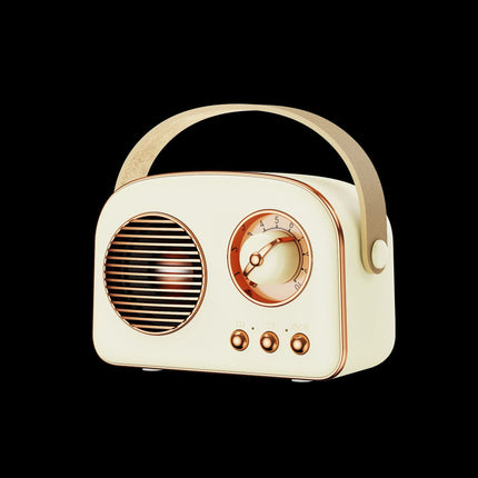 Mini Vintage Bluetooth Speaker Wireless Hifi Sound Bluetooth Soundbar Handsfree Call MP3 Music Player Support TF Card USB AUX
