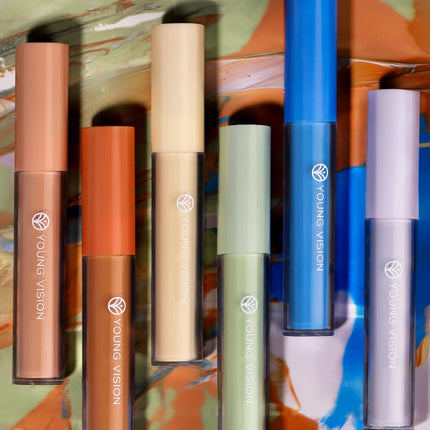 YOUNG VISION 6 Colors Hydrating Fresh Concealer Brightens Skin Tone and Covers Blemishes and Dark Eye Circles Concealer