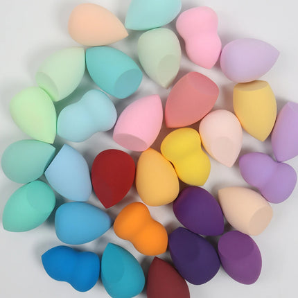 Make-Up Eggs 3-5-10-15-20-30-50 Pack, Color and Shape Random Foundation Beauty Sponge Blend, Liquid, Cream and Powder Flawless,