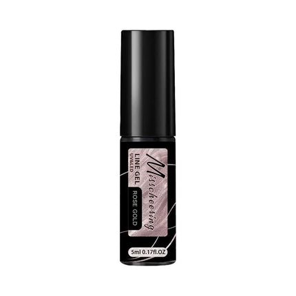 Gold Silver Metallic Chrome Mirror Super Bright Liner Paint Gel French UV LED Semi Permanent Nail Polish Nail Gel
