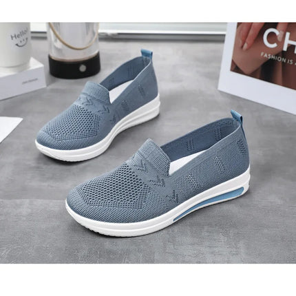 Spring New Women's Sports Shoes, Fashionable, Breathable, Lightweight, Non-slip, Wear-resistant, Casual Sports Shoes, Flat Shoes