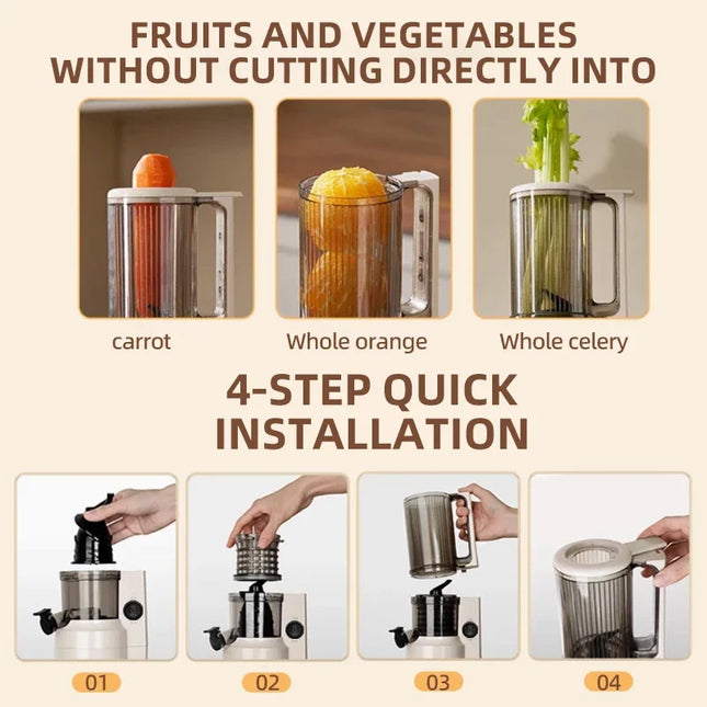 Portable Slow Juicer Automatic Electric Juicer Orange Lemon Fruit Blender Mini Household kitchen Juice Mixer Fruit Juicer 220V