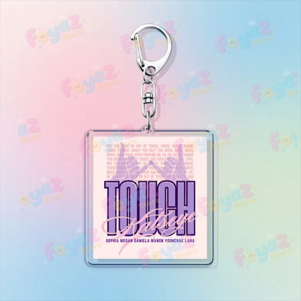 Cool K-pop Katseye Keychain Accessories Bag Charms Cute MANON ‌SOPHIA Womens ‌DANIELA Gamer Keyrings Jewelry Fans Freinds Gift