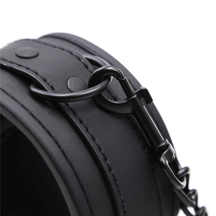 No Vibrators For Women Erotic Handcuffs Ankle Cuffs Collar BDSM Bondage Restraints Slave Sex Toys For Couple Women Adult Games