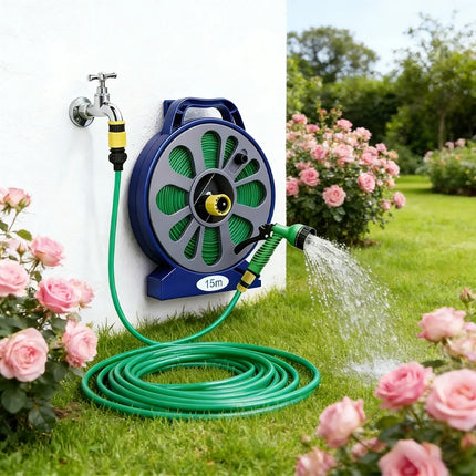 Garden hose with quick-connect system,conforming to European and American standard threads,suitable for RV and garden irrigation