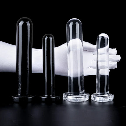 Clear TPE Anal Plug 24cm Small Dildos ButtPlug Pulling Beads Round Tube Masturbation Posterior Dilation Adult Sex Toys For Men