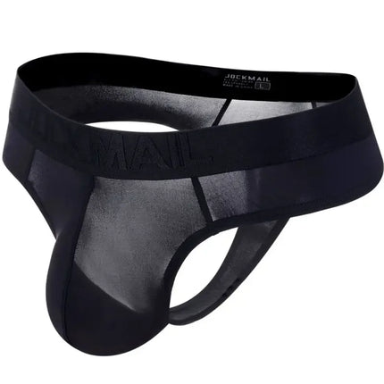 JOCKMAIL men's transparent underwear mens penis pouch briefs bikini men thongs  tanga hombre slip jocks gay underwear jockstrap
