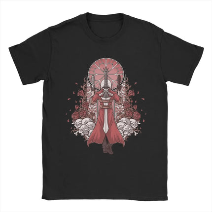 Classic Game DMC Devil May Cry Vergil Peripherals for Fans Tee Women Men Fashion Cotton T-Shirt Round Collar Oversize Casual Top