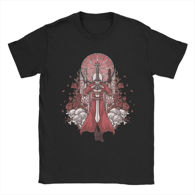 Classic Game DMC Devil May Cry Vergil Peripherals for Fans Tee Women Men Fashion Cotton T-Shirt Round Collar Oversize Casual Top