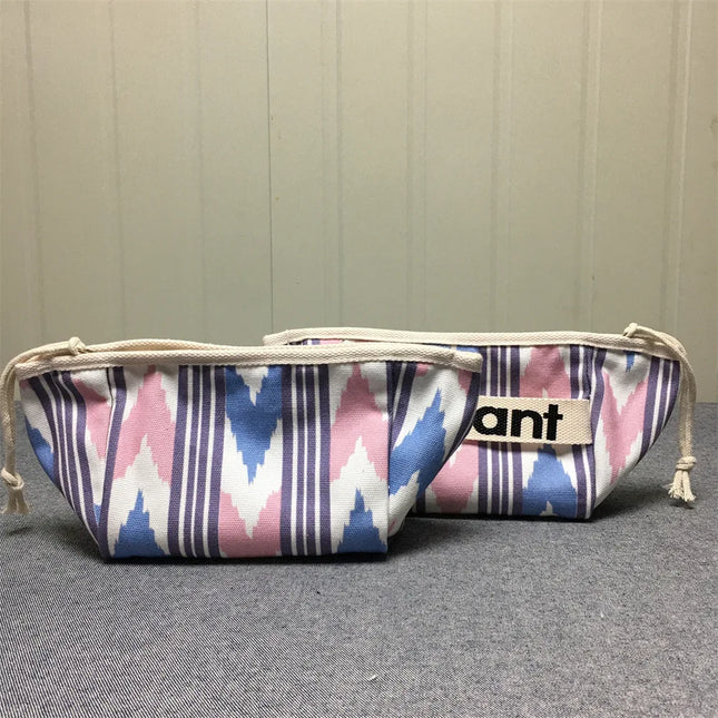 2026 New Small Storage Bag Canvas Bag Zipper Makeup Bag Handheld Fabric Bag Liner Inner Bag Medium Bag