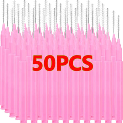 Disposable Mini Eyebrow Brush 50pcs Portable Eyelash Brow Lifting Brushes Applicators Eyelash Comb Lash Extension Beauty Brush