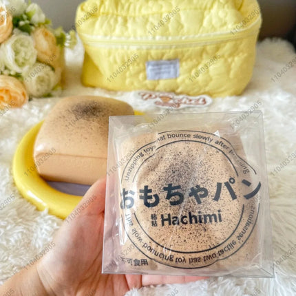 Mousse Cake Squishy Toy Slow Rising Brown Sugar Mousse Square Cake Slow Rebound Squeeze Toy Anti Stress Release Hand Relax Gift