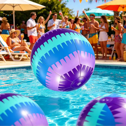 Beach Balls Inflatable Outdoor Pool Party Toy for Kids Boys Girls Teens Young Adults Backyard Beach Party Vacation Travel ﻿