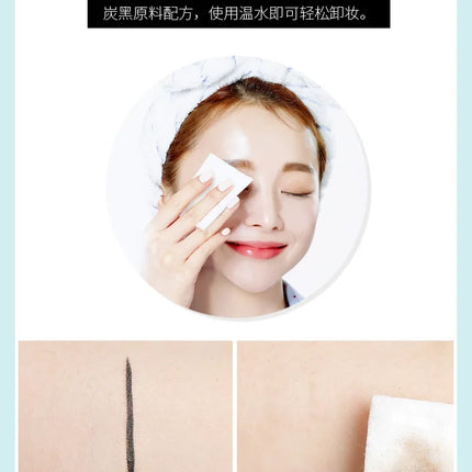DNM 12 Colors Eyeliner Pen Waterproof Soft Sponge Head Silkworm Pen Quick Dry Black Natural Coloring Liquid Eyeliner White