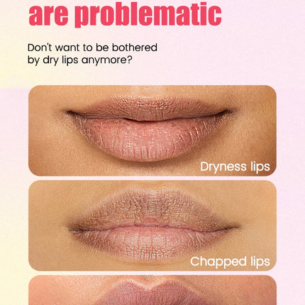 2PCS Lip Oil Lip Balm Set All-Day Long-Lasting Moisturizer Lip Care Plumps Lips Reduces Lip Lines Lipstick & Nourishment