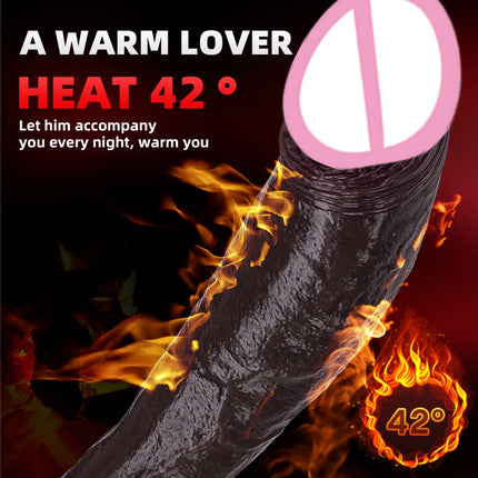 Realistic Big Dildo Vibrator Penis Telescopic Swing Heating Silicone Dildos Female Remote Control Dick Vibrators For Women