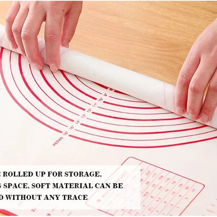 Silicone Baking Mat Kneading Pad Dough Mat Pizza Cake Dough Maker Kitchen Cooking Grill Non-Stick Gadgets Bakeware Pastry Mat