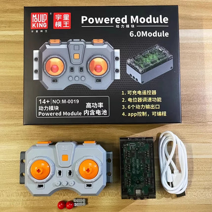 Mould King MOC Power Functions Technical Parts M L XL Servo Motor Electric Remote Control Battery Box Blocks Gift for Kids