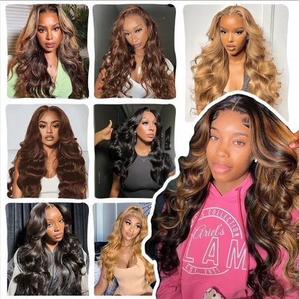 Body Wave Curly Feather Crochet Hair Bulk Human Hair With String Unprocessed #27 Honey Blonde Highlight Crochet Hair Extensions