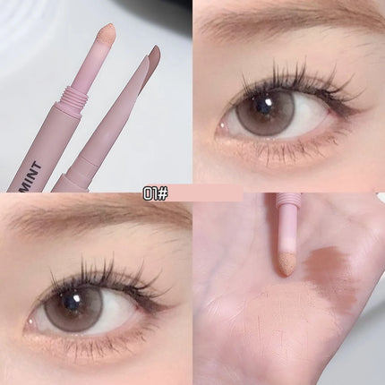 Meniscus Double-end Lying Silkworm Eyeliner Pencil Diamond Glitter Matte Eyeshadow Pen Brightening Cream Shadow Highligh Makeup