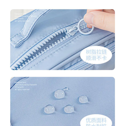 Planwith Multifunction Pencil Bag,Large Capacity Retractable Storage Pen Pouch For Primary/High School Students For Various pens